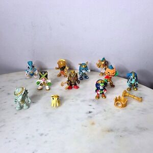 Treasure X Moose Toys Figure Lot 11 Kings Gold Monster Robot Accessories Mixed